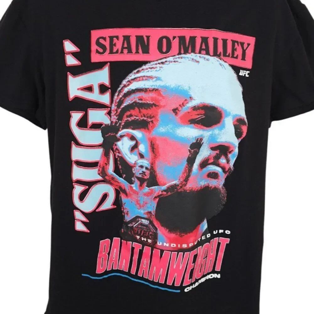 Sean OMalley T Shirt Mens Size Large Black UFC Bantamweight Champion Suga